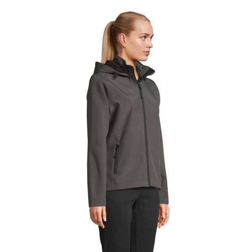 VESTE CAPUCHE&nbsp;SOFTSHELL FEMME SOL'S RACE HOODED WOMEN