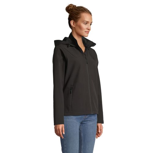 VESTE CAPUCHE&nbsp;SOFTSHELL FEMME SOL'S RACE HOODED WOMEN