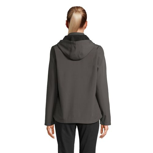 VESTE CAPUCHE&nbsp;SOFTSHELL FEMME SOL'S RACE HOODED WOMEN