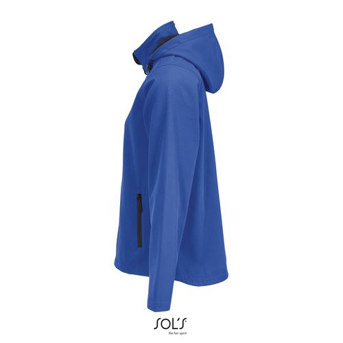 azulón CHAQUETA SOFTSHELL MUJER CON CAPUCHA SOL'S RACE HOODED WOMEN
