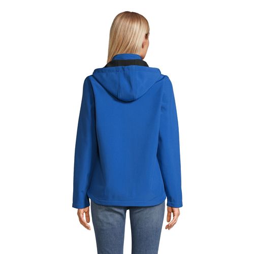 azulón CHAQUETA SOFTSHELL MUJER CON CAPUCHA SOL'S RACE HOODED WOMEN