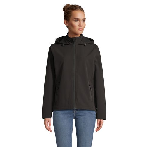 VESTE CAPUCHE&nbsp;SOFTSHELL FEMME SOL'S RACE HOODED WOMEN