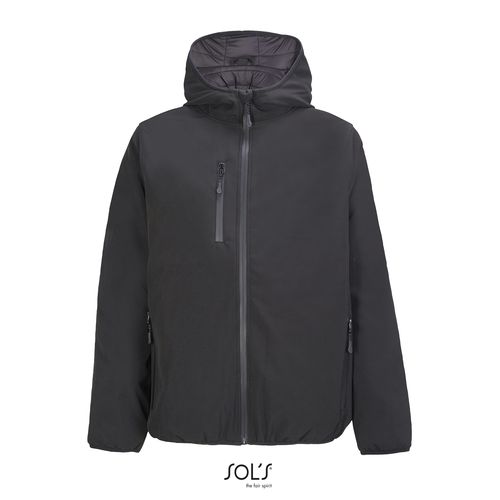 black CHAQUETA SOFTSHELL PARA HOMBRE SOL'S FALCON PADDED MEN