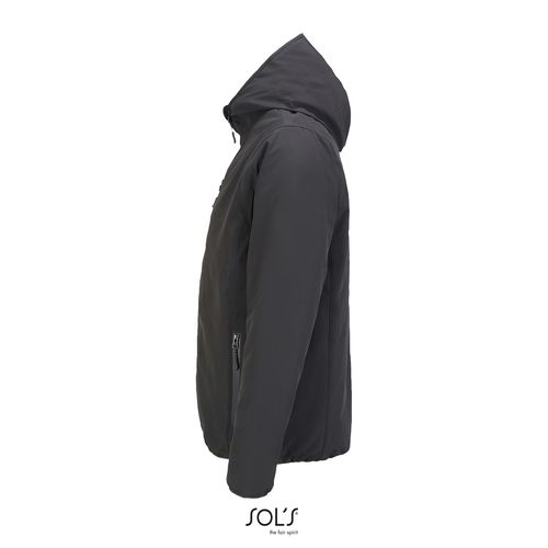 black CHAQUETA SOFTSHELL PARA HOMBRE SOL'S FALCON PADDED MEN