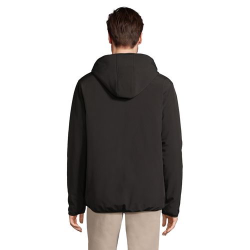 black CHAQUETA SOFTSHELL PARA HOMBRE SOL'S FALCON PADDED MEN