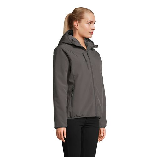 antracita CHAQUETA SOFTSHELL PARA MUJER SOL'S FALCON PADDED WOMEN