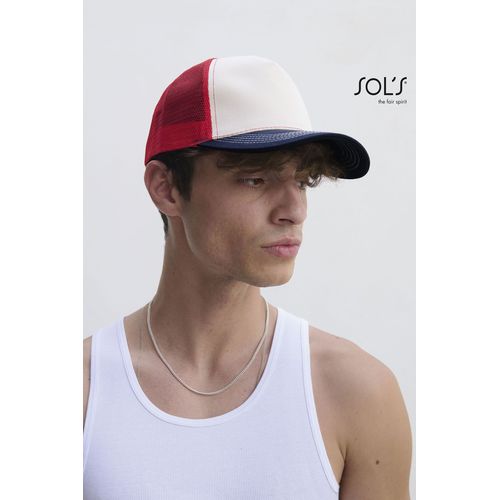 CASQUETTE FILET 5 PANNEAUX SOL'S BLINK