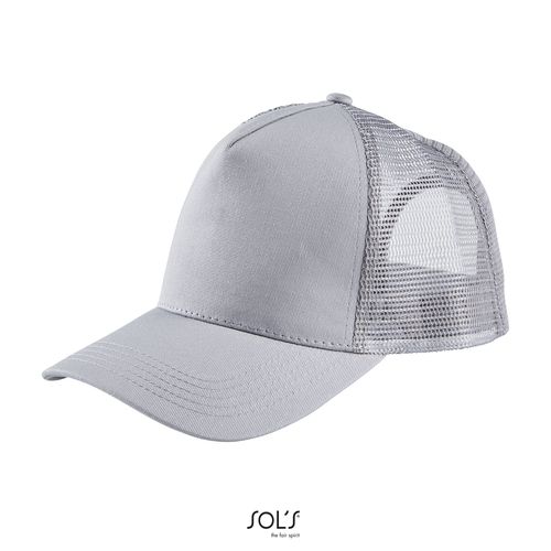 gris puro GORRA DE MALLA DE 5 PANELES SOL'S BLINK