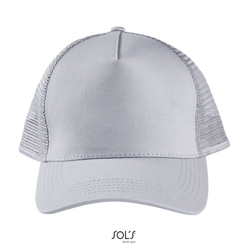 gris puro GORRA DE MALLA DE 5 PANELES SOL'S BLINK