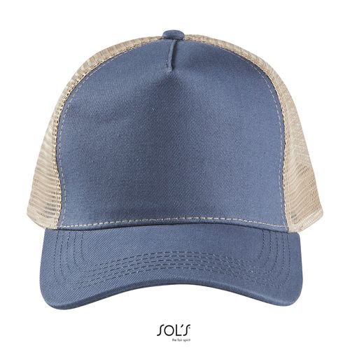 azul denim/lino GORRA DE MALLA DE 5 PANELES SOL'S BLINK