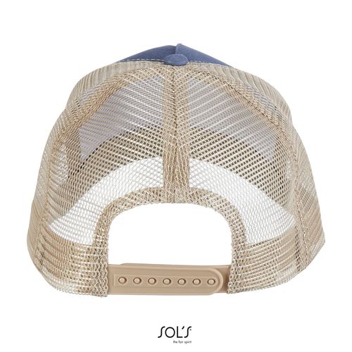 azul denim/lino GORRA DE MALLA DE 5 PANELES SOL'S BLINK