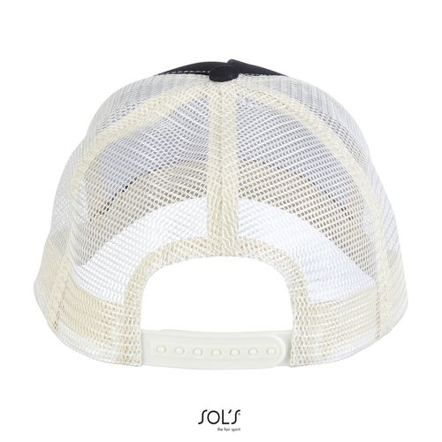 negro/crudo GORRA DE MALLA DE 5 PANELES SOL'S BLINK