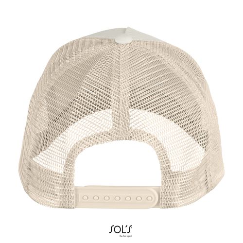 crudo/azul aqua/lino GORRA DE MALLA DE 5 PANELES SOL'S BLINK