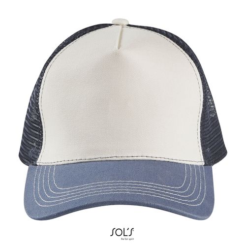 crudo/azul denim/marina francesa GORRA DE MALLA DE 5 PANELES SOL'S BLINK