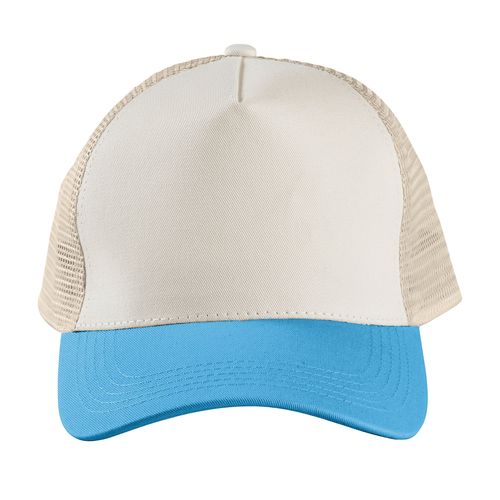 crudo/azul aqua/lino GORRA DE MALLA DE 5 PANELES SOL'S BLINK