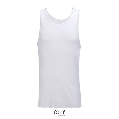 white CAMISETA DE TIRANTES UNISEX SOL'S PABLO