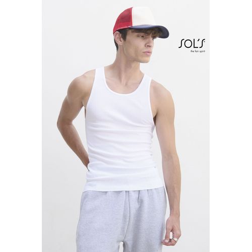 white CAMISETA DE TIRANTES UNISEX SOL'S PABLO