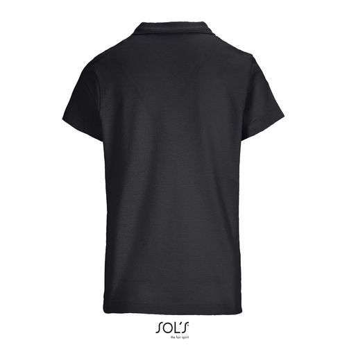 black POLO MUJER SOL'S PULSE WOMEN