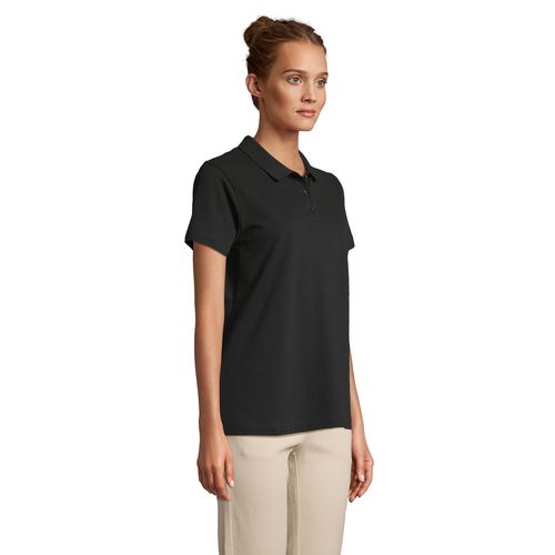 black POLO MUJER SOL'S PULSE WOMEN
