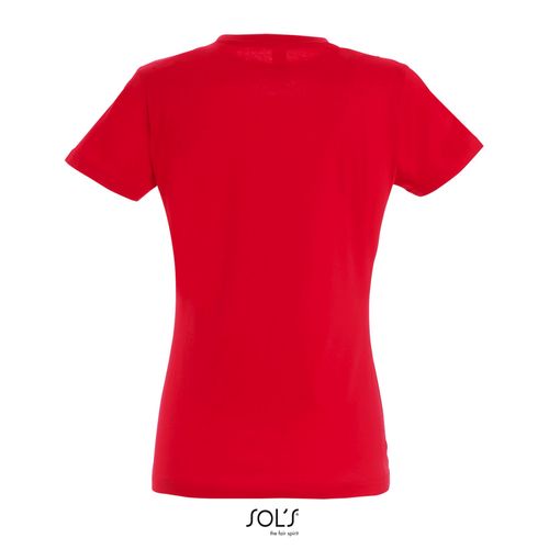 red CAMISETA DE CUELLO REDONDO PARA MUJER SOL'S Imperial WOMEN