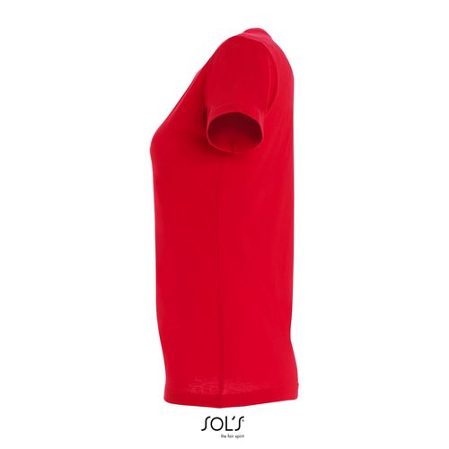 red CAMISETA DE CUELLO REDONDO PARA MUJER SOL'S Imperial WOMEN