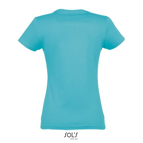 azul atolón CAMISETA DE CUELLO REDONDO PARA MUJER SOL'S Imperial WOMEN