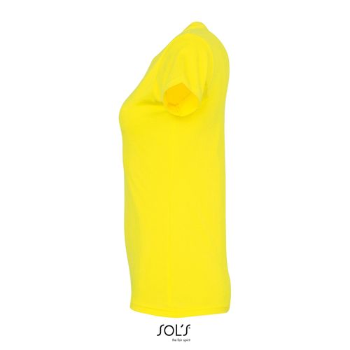 amarillo limón CAMISETA DE CUELLO REDONDO PARA MUJER SOL'S Imperial WOMEN