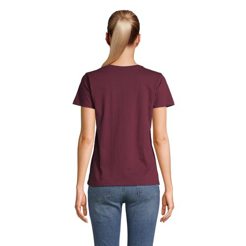 burdeos CAMISETA DE CUELLO REDONDO PARA MUJER SOL'S Imperial WOMEN
