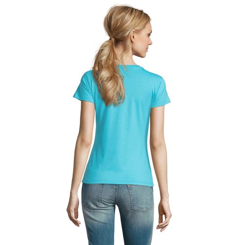 azul atolón CAMISETA DE CUELLO REDONDO PARA MUJER SOL'S Imperial WOMEN
