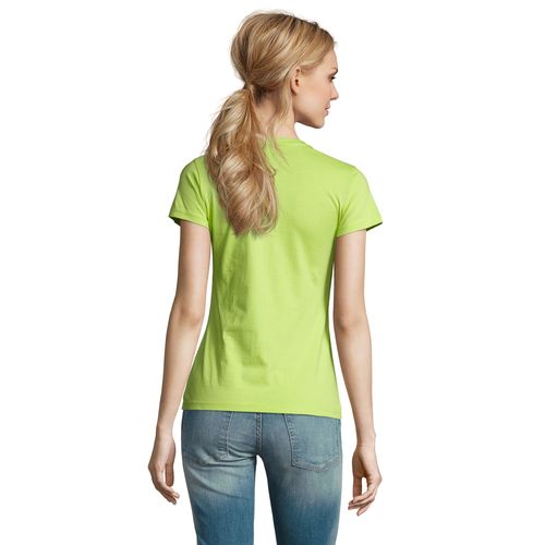 verde manzana CAMISETA DE CUELLO REDONDO PARA MUJER SOL'S Imperial WOMEN