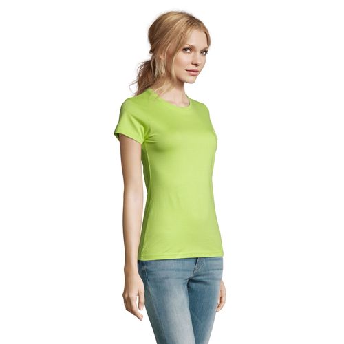 verde manzana CAMISETA DE CUELLO REDONDO PARA MUJER SOL'S Imperial WOMEN