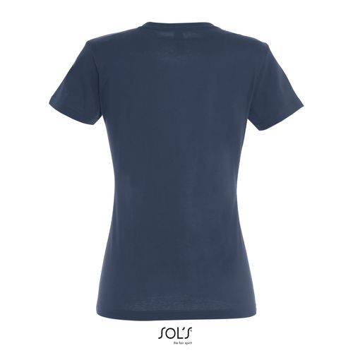 azul denim CAMISETA DE CUELLO REDONDO PARA MUJER SOL'S Imperial WOMEN