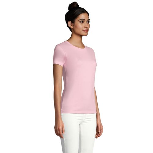 rosa dulce CAMISETA DE CUELLO REDONDO PARA MUJER SOL'S Imperial WOMEN