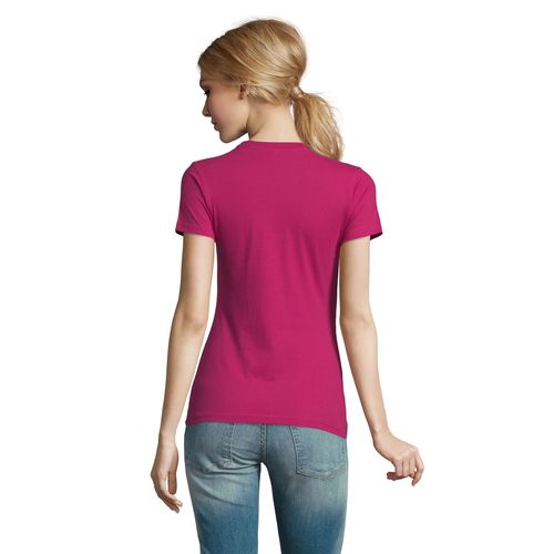 fucsia CAMISETA DE CUELLO REDONDO PARA MUJER SOL'S Imperial WOMEN