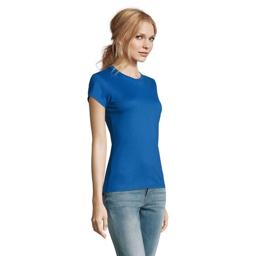 azulón CAMISETA DE CUELLO REDONDO PARA MUJER SOL'S Imperial WOMEN