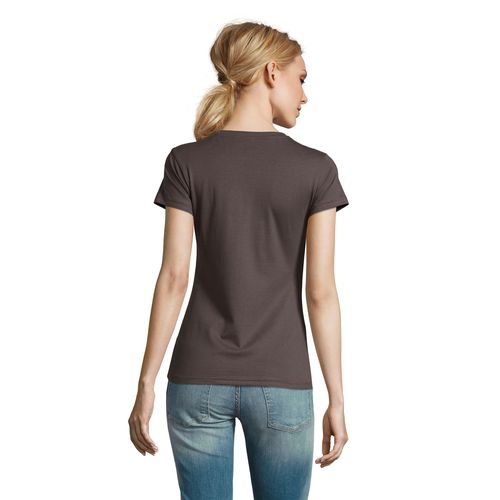 gris oscuro CAMISETA DE CUELLO REDONDO PARA MUJER SOL'S Imperial WOMEN
