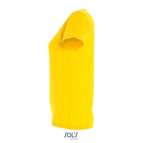 yellow CAMISETA DE CUELLO REDONDO PARA MUJER SOL'S Imperial WOMEN