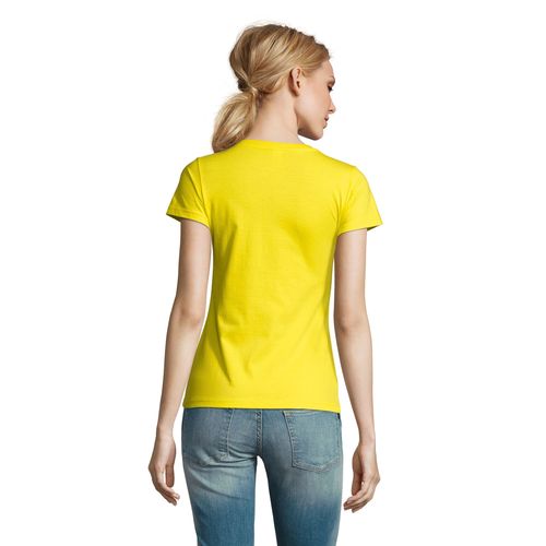 yellow CAMISETA DE CUELLO REDONDO PARA MUJER SOL'S Imperial WOMEN