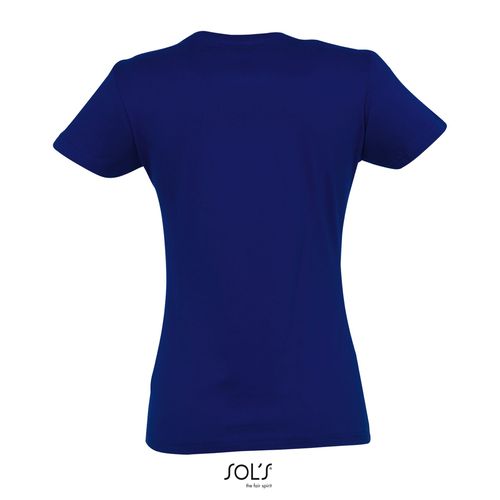 azul vivo CAMISETA DE CUELLO REDONDO PARA MUJER SOL'S Imperial WOMEN