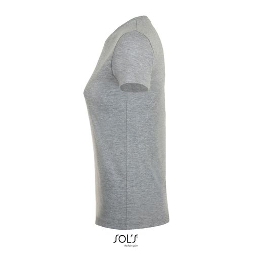 gris chiné CAMISETA DE MUJER CUELLO REDONDO SOL'S REGENT WOMEN