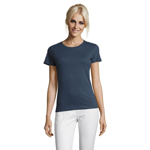 azul denim CAMISETA DE MUJER CUELLO REDONDO SOL'S REGENT WOMEN