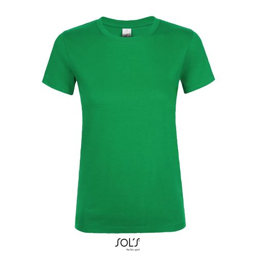 verde prado CAMISETA DE MUJER CUELLO REDONDO SOL'S REGENT WOMEN