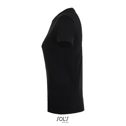 negro produndo CAMISETA DE MUJER CUELLO REDONDO SOL'S REGENT WOMEN