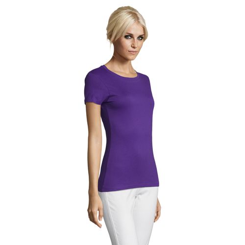 morado oscuro CAMISETA DE MUJER CUELLO REDONDO SOL'S REGENT WOMEN