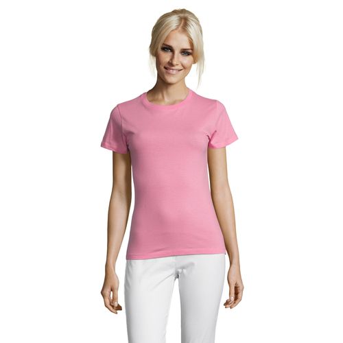 rosa orquídea CAMISETA DE MUJER CUELLO REDONDO SOL'S REGENT WOMEN
