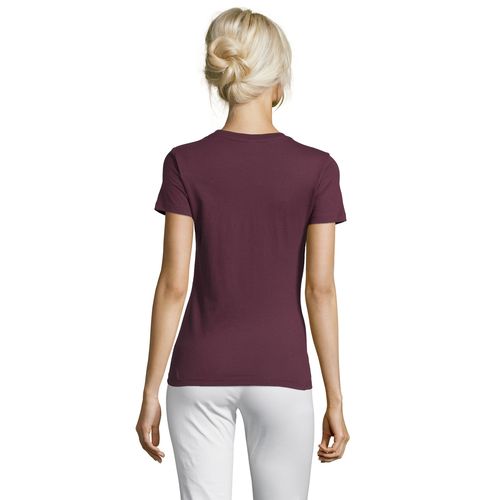burdeos CAMISETA DE MUJER CUELLO REDONDO SOL'S REGENT WOMEN