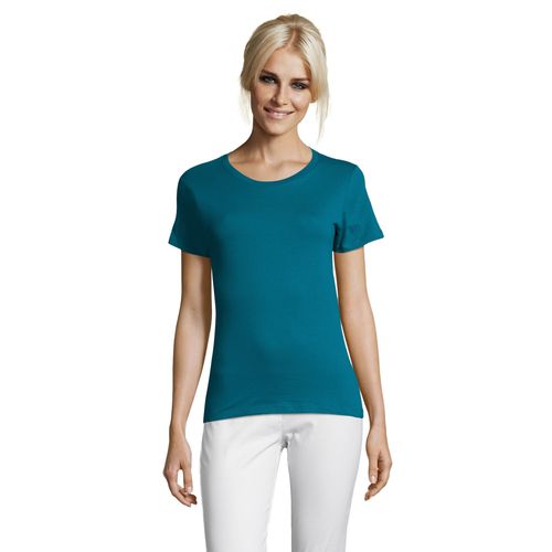 azul pato CAMISETA DE MUJER CUELLO REDONDO SOL'S REGENT WOMEN