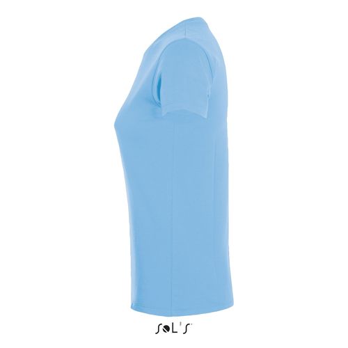 azul celeste CAMISETA DE MUJER CUELLO REDONDO SOL'S REGENT WOMEN