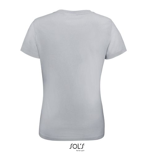 gris puro CAMISETA DE MUJER CUELLO REDONDO SOL'S REGENT WOMEN