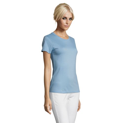 azul celeste CAMISETA DE MUJER CUELLO REDONDO SOL'S REGENT WOMEN